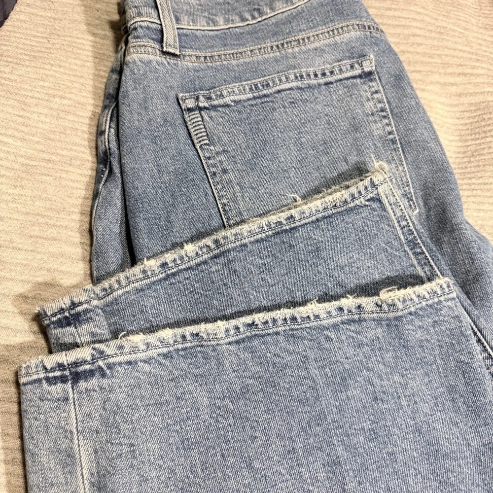 PAIGE Sasha High Rise Wide Leg Relaxed Jeans in Archive Size 33 NWT